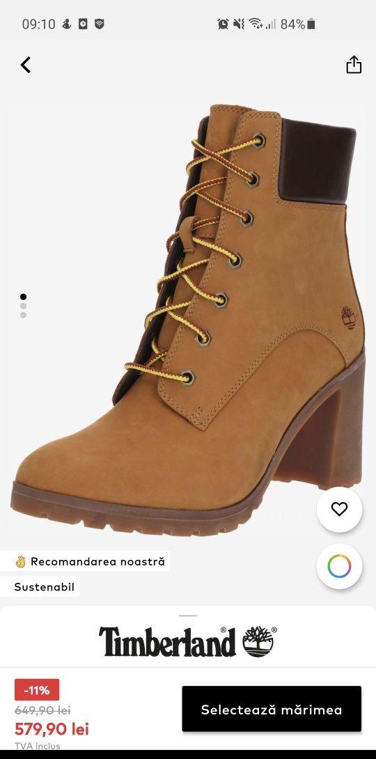 Ghete Timberland, mar.39, piele