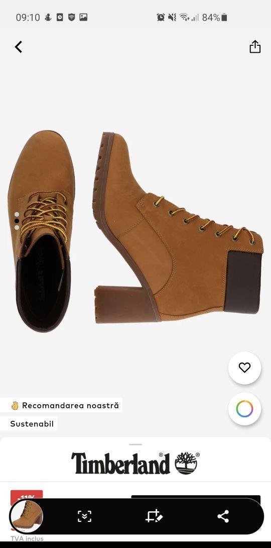 Ghete Timberland, mar.39, piele