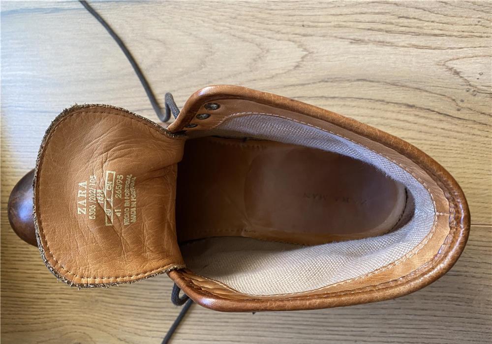 Ghete Zara Man din piele