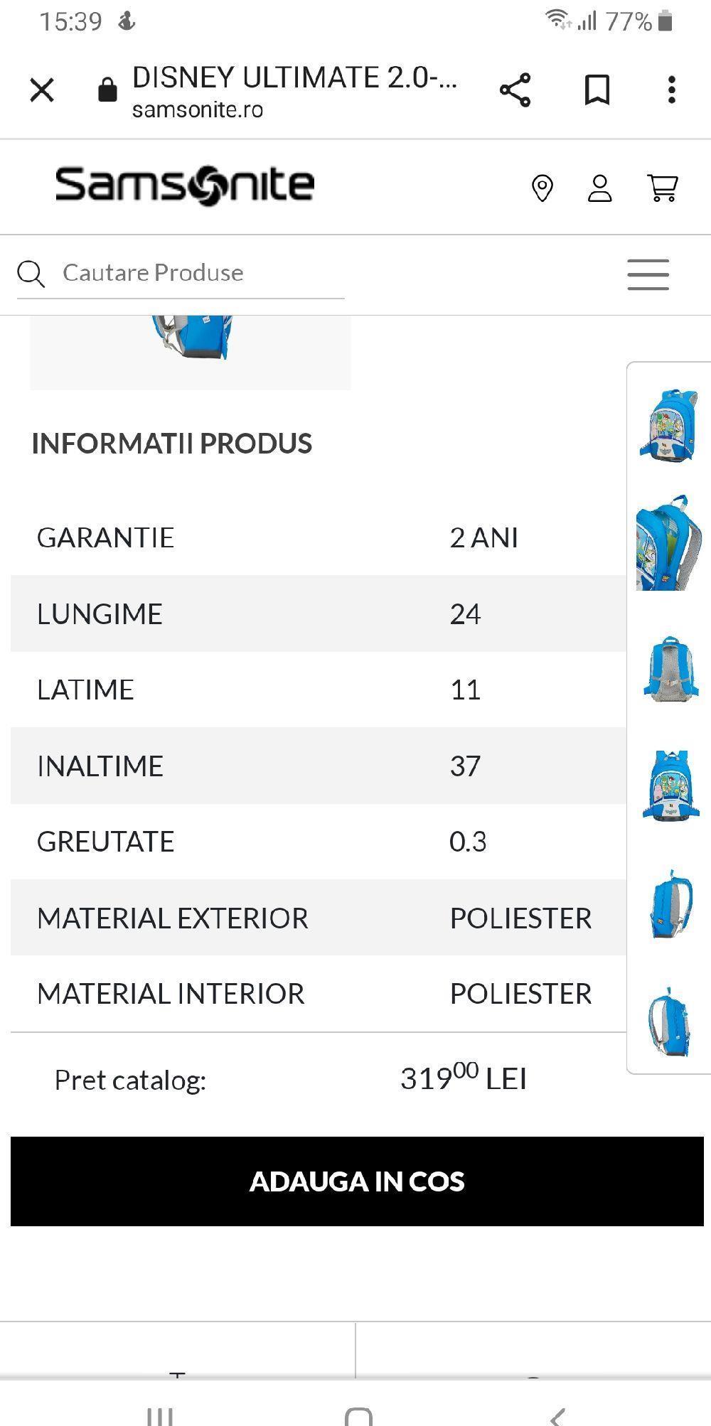 Ghiozdan Samsonite