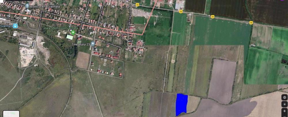 Giarmata | Teren 10.000 mp | Comision 0%