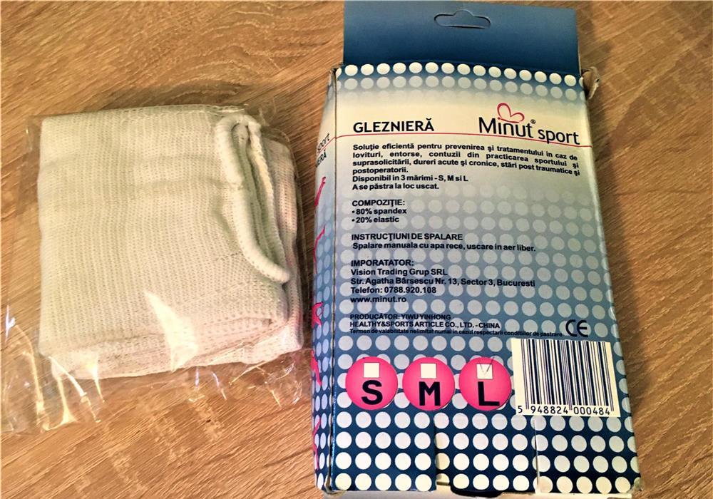 glezniera minut sport, marimea L, cutie x 2 buc