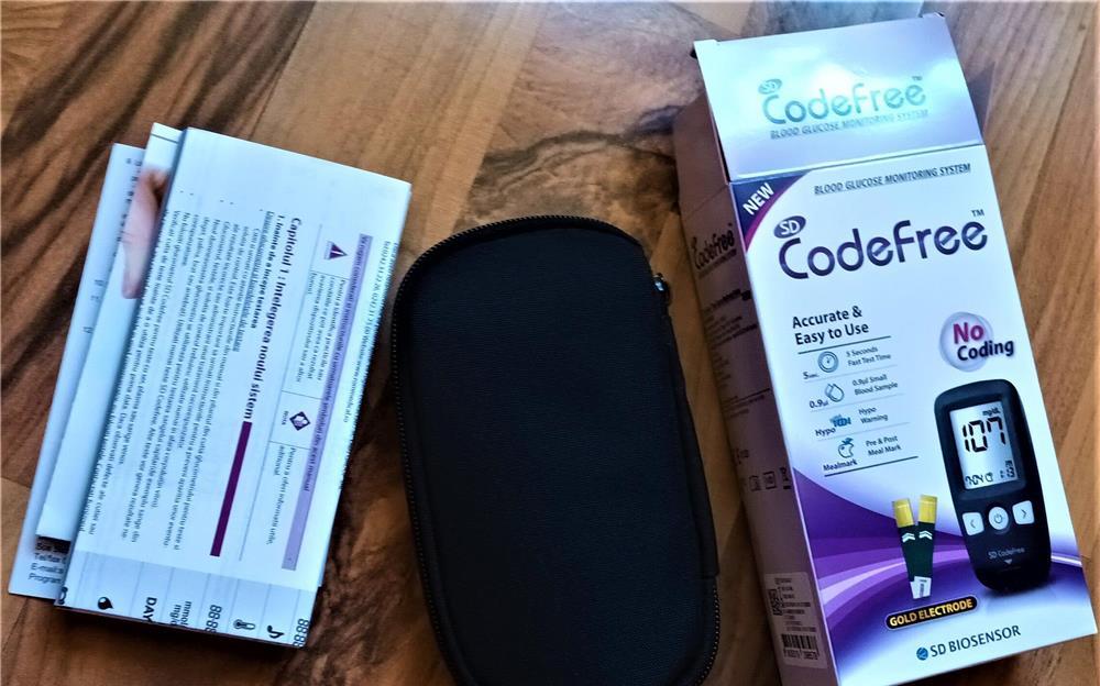 glucometru SD Codefree, glicemie, glucoza din sange