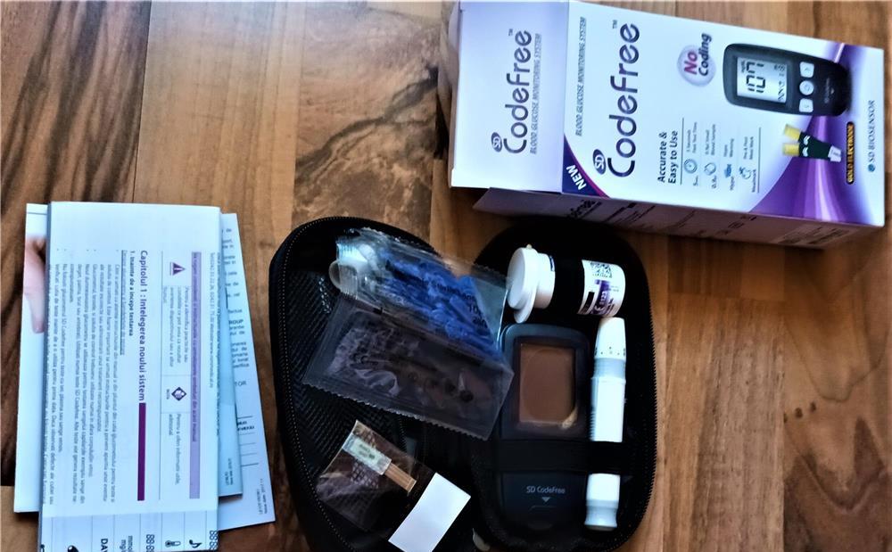 glucometru SD Codefree, glicemie, glucoza din sange