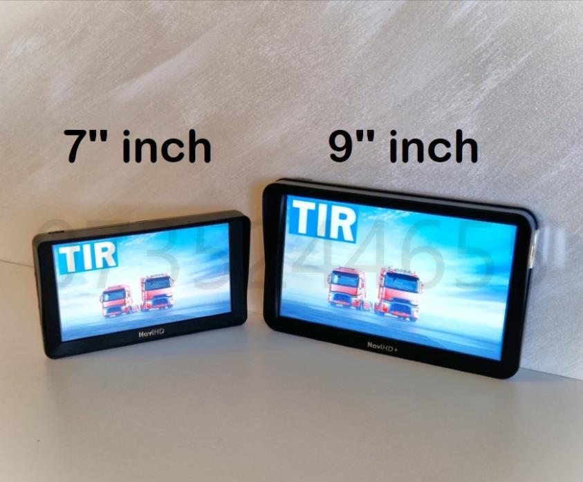 GPS Navigatii HD  7"- 9" inch,Program 2022 Truck,Camion,TIR,Auto,NOI