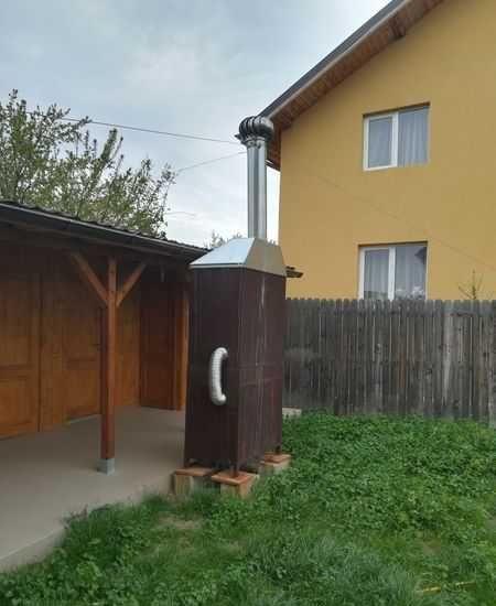 Gratar curte cu afumatoare