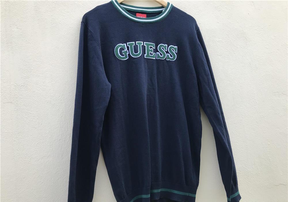 GUESS Pulovar barbati bleumarin, marimea L
