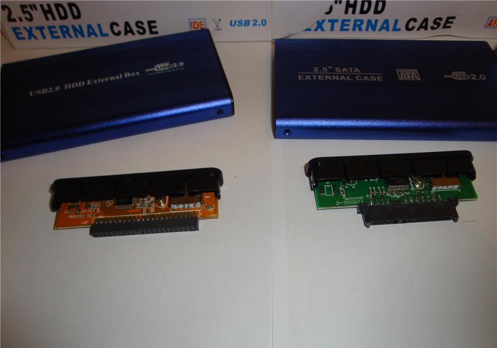 Hard disk HDD Rack external case 2.5" IDE si S-ata la USB