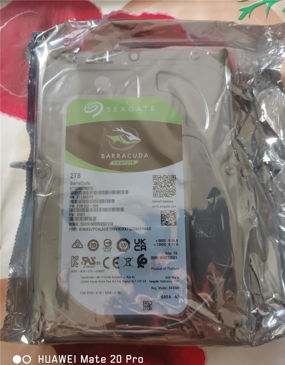 HDD SEAGATE 3.5" Barracuda 2TB 7200T (ST2000DM008) *1280
