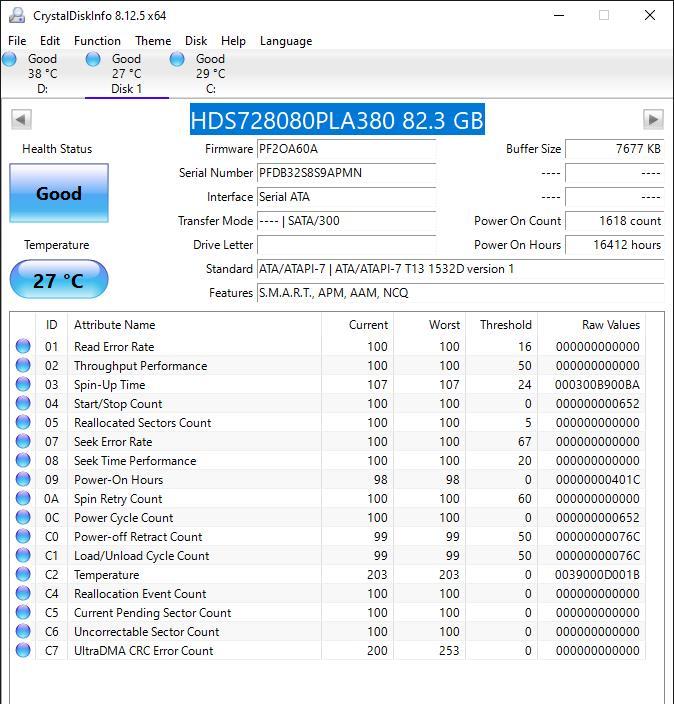 HDD-uri SATA cu capacitate de 80 GB, 160 GB, 200 GB, 250 GB si 500 GB