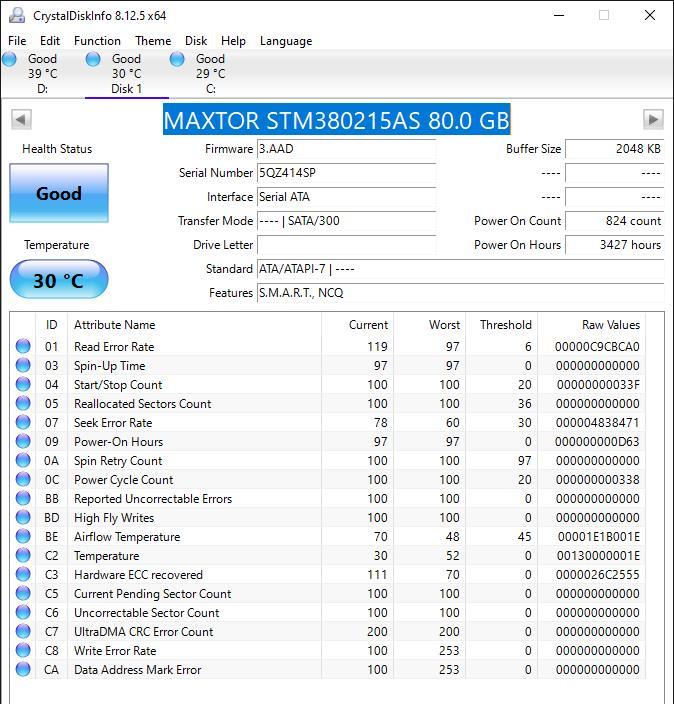 HDD-uri SATA cu capacitate de 80 GB, 160 GB, 200 GB, 250 GB si 500 GB