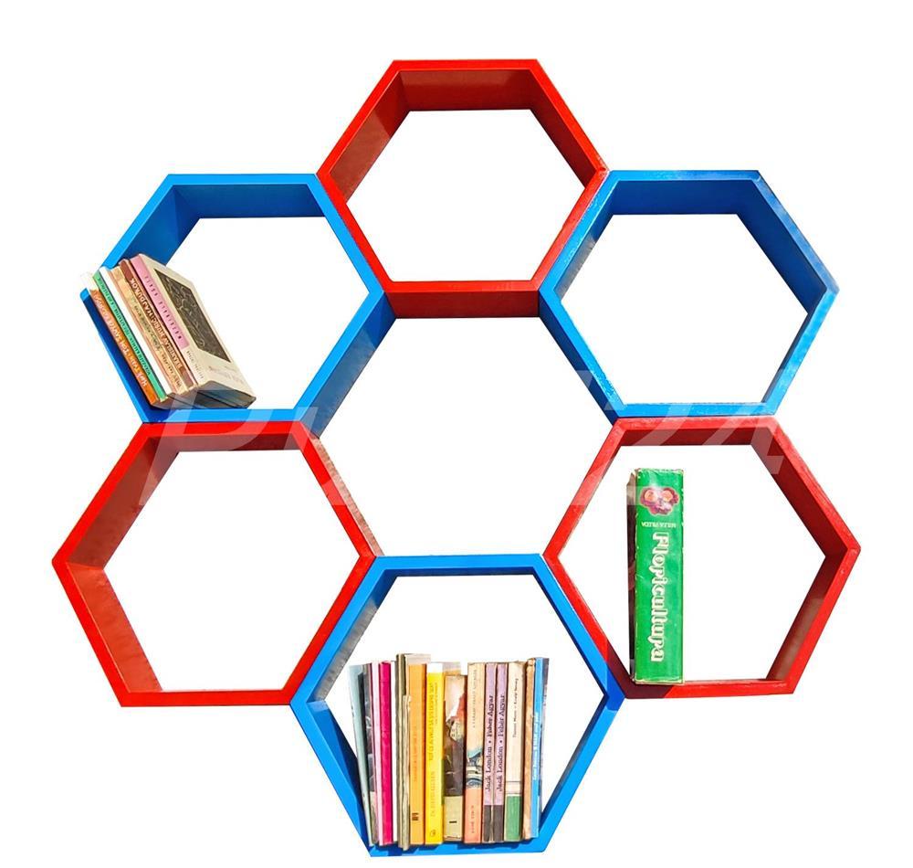 Hexagon tip fagure, raft, etajera