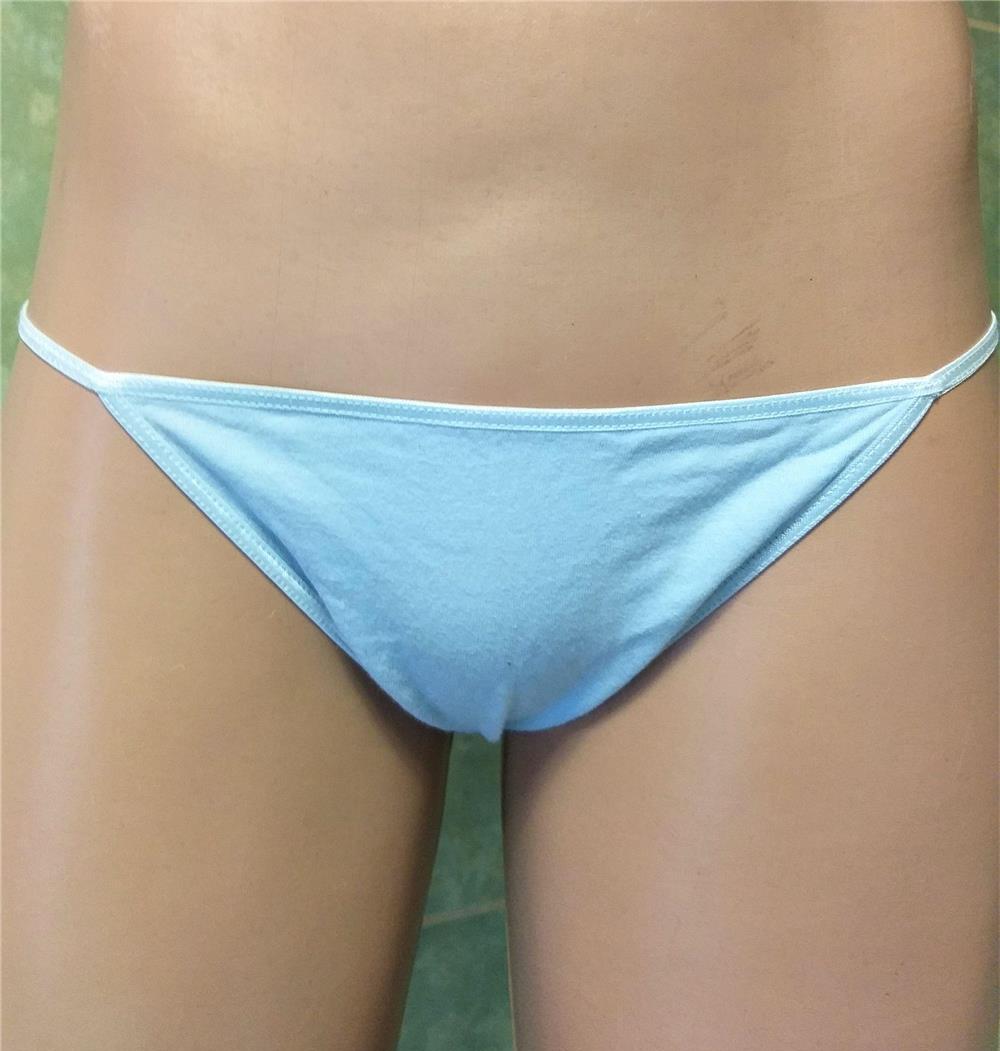 HOT! Chiloti tanga de vis super mini tip snur incitanti fete/femei bleu pal mar. S (noi)