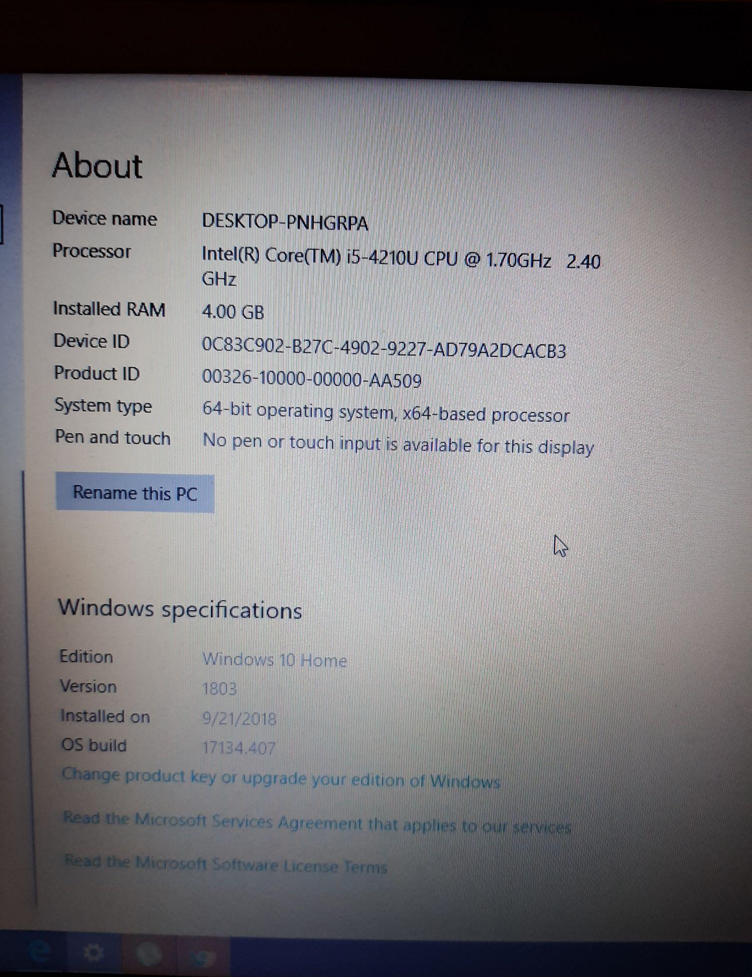 HP Pavilion cu I5, Model 15-p101nq. i5 15,6 inch. beats audio
