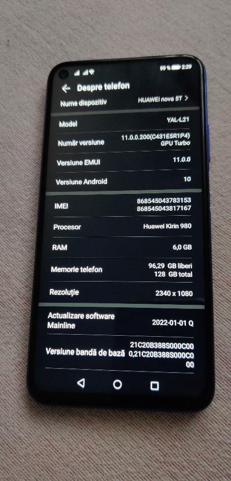 Huawei nova 5 t cu garanție 11.2022