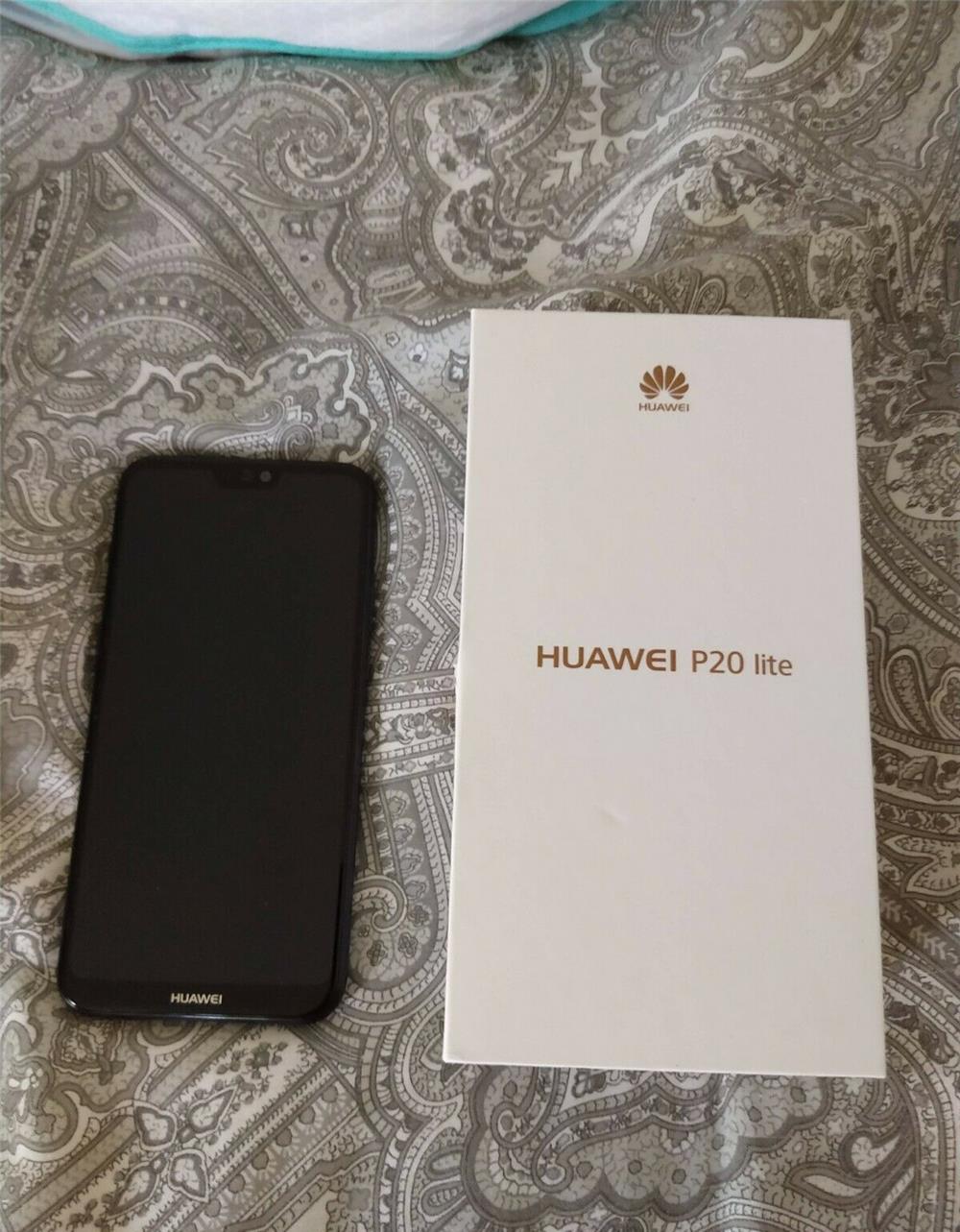 Huawei P20 lite midnight black, 64GB, 4GB RAM, dual sim 4G