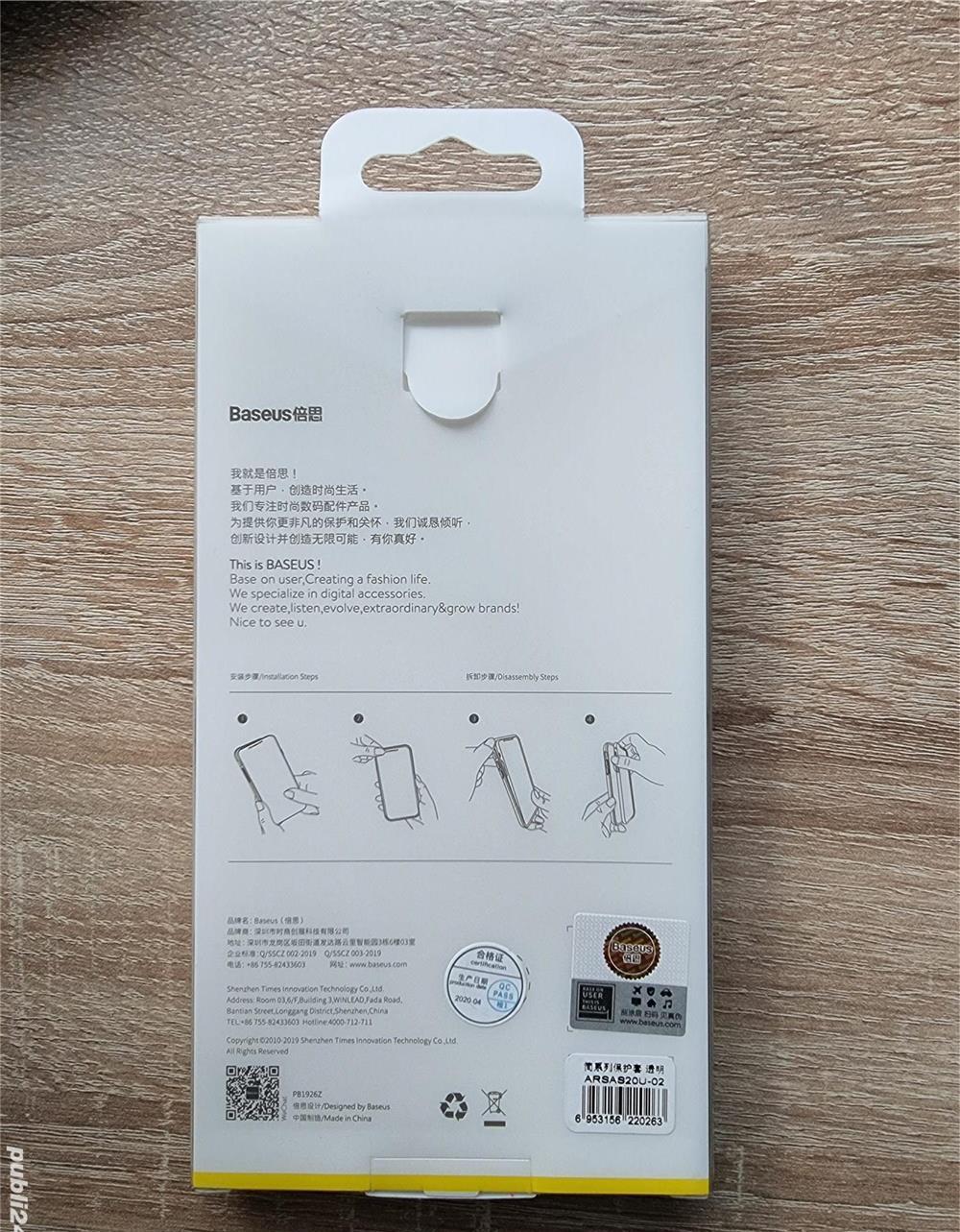 Husa din silicon transparent pentru SAMSUNG GALAXY S20 ULTRA