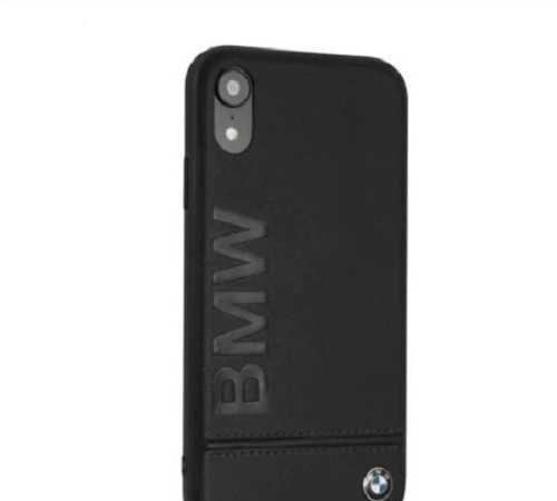 Husa iPhone XR BMW Signature Piele Neagra