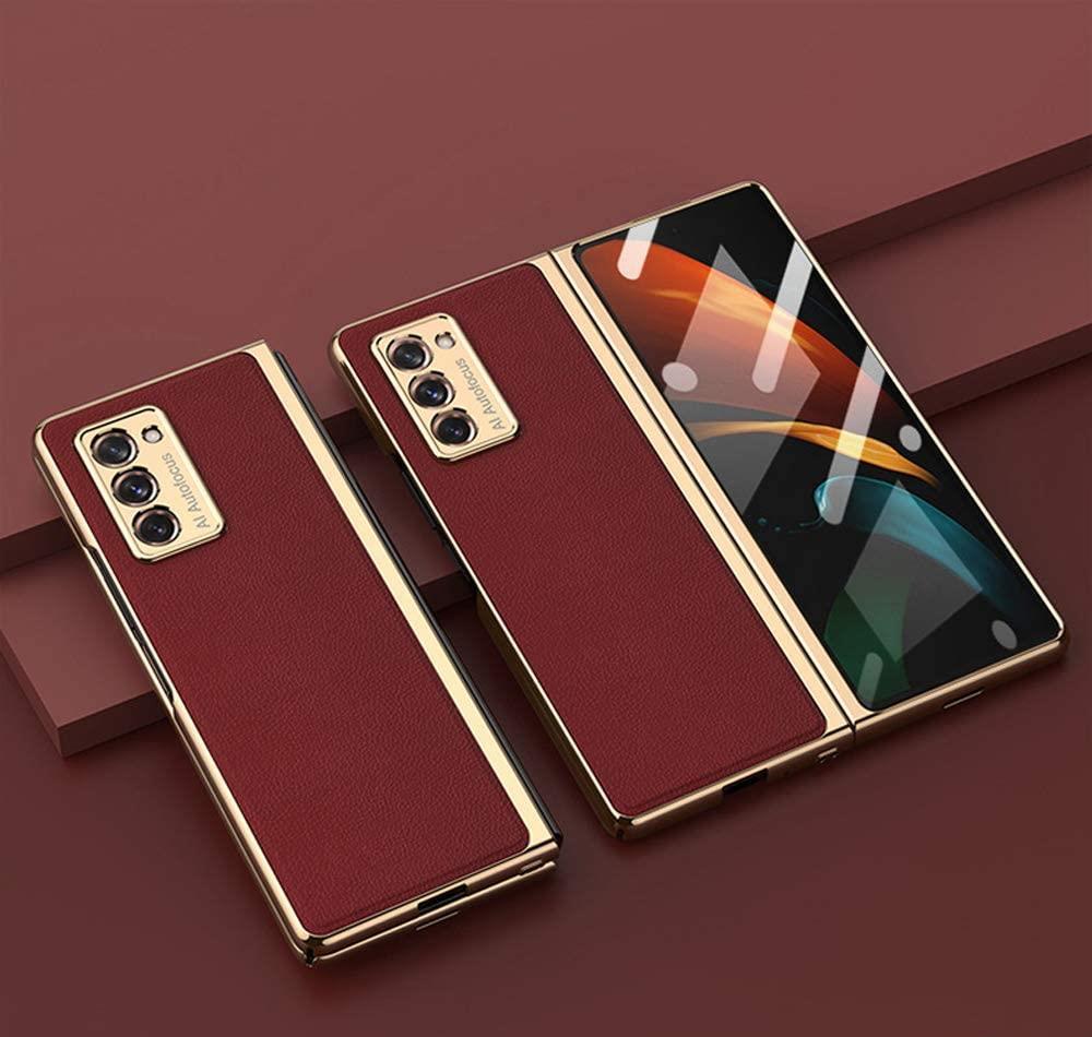 Husa premium full cover cu protectie 360 fata-spate SAMSUNG Galaxy Z Fold2 5G Fold 2 modele diferite
