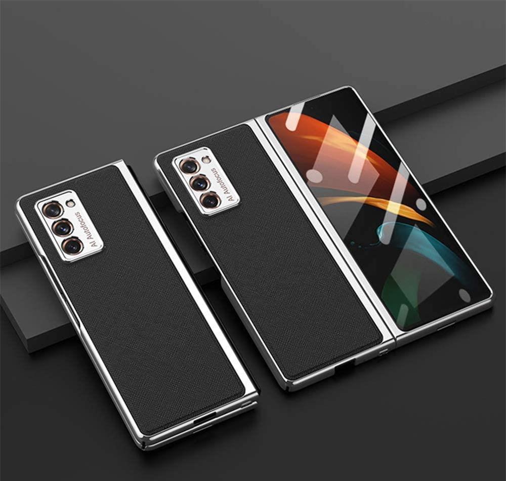 Husa premium full cover cu protectie 360 fata-spate SAMSUNG Galaxy Z Fold2 5G Fold 2 modele diferite