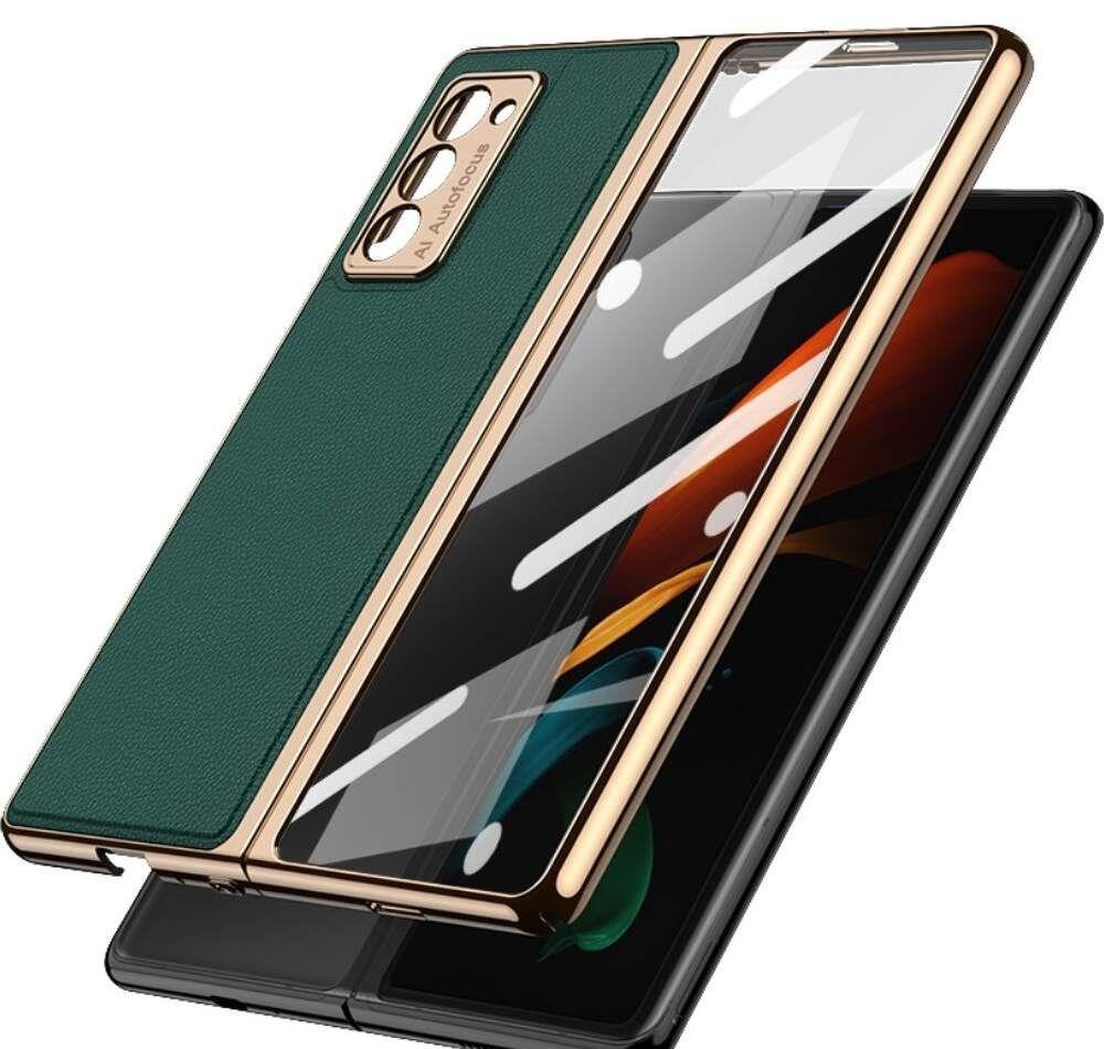 Husa premium full cover cu protectie 360 fata-spate SAMSUNG Galaxy Z Fold2 5G Fold 2 modele diferite