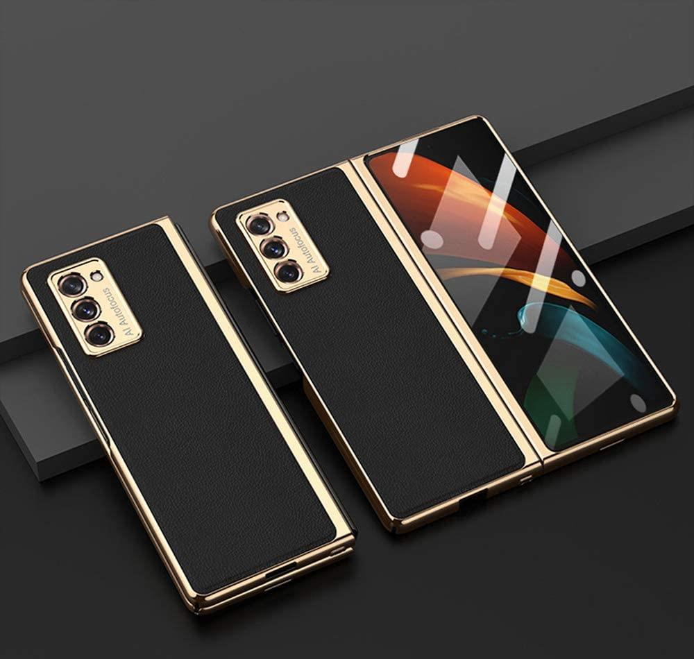 Husa premium full cover cu protectie 360 fata-spate SAMSUNG Galaxy Z Fold2 5G Fold 2 modele diferite