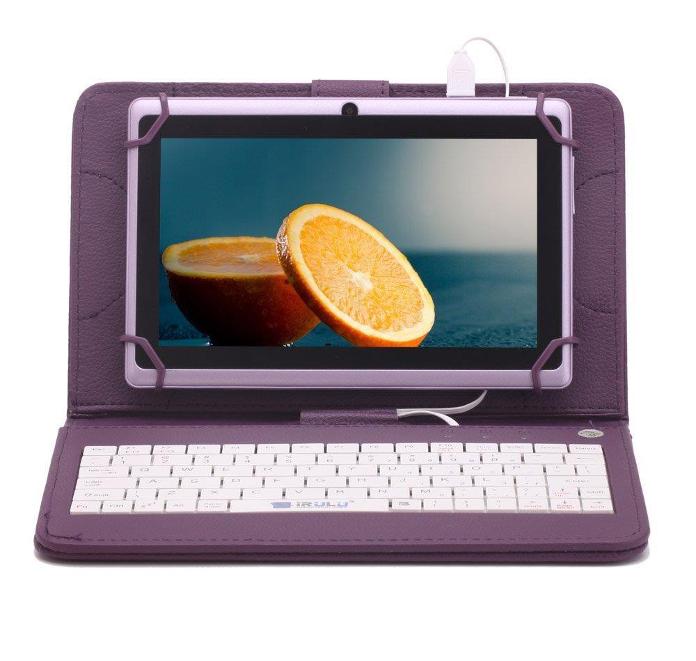 Husa Tableta Cu Tastatura MRG, Model X, 8 Inch, Micro USB, Mov C9