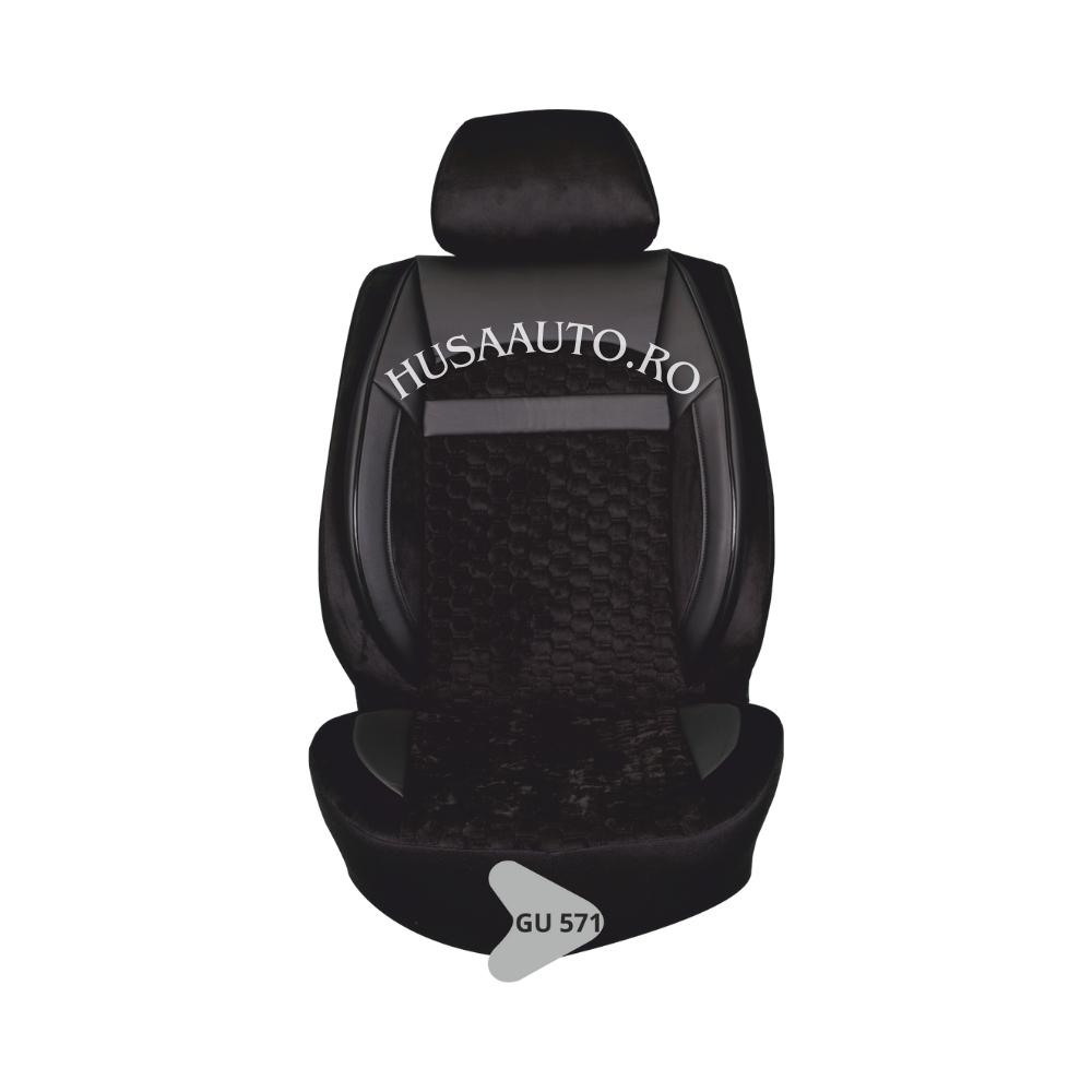 Huse Auto Velur Romb + Piele GU