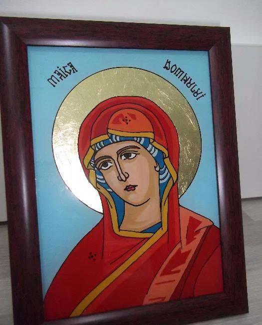 Icoane pe sticla