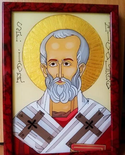 Icoane pe sticla