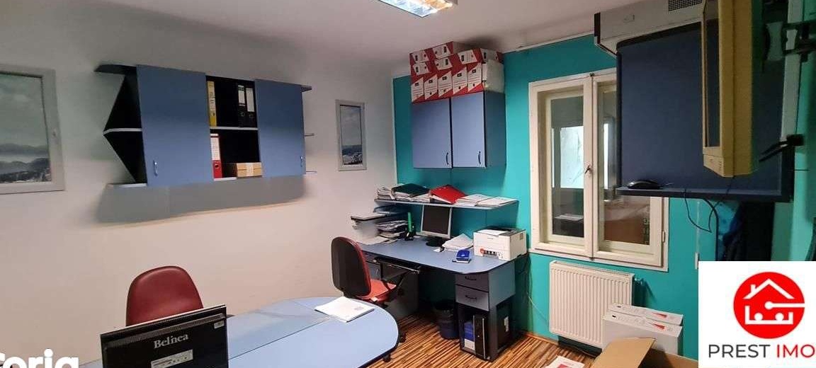 Imobil cu spatii de birouri, hale de productie si apartament