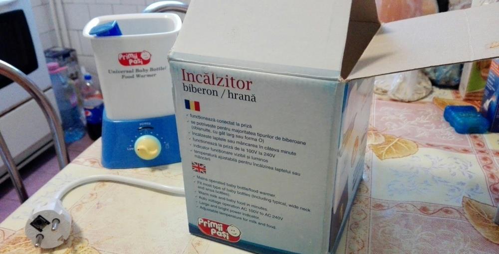 Incalzitor biberon Primii pasi