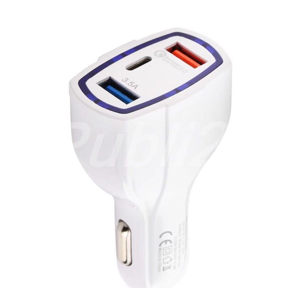 Incarcator Auto MRG M-JX-608, 7Ah, USB PD Type-C, Cablu MicroUSB inclus C497