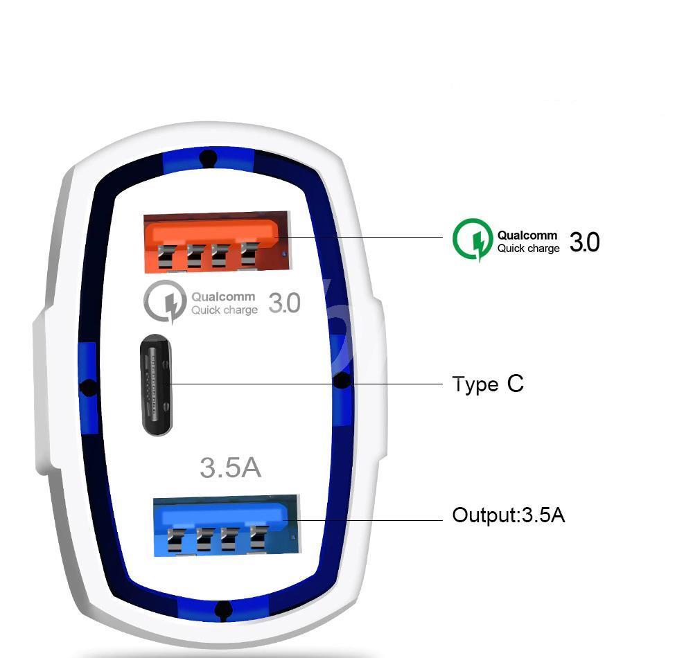 Incarcator Auto MRG M-JX-608, 7Ah, USB PD Type-C, Cablu MicroUSB inclus C497