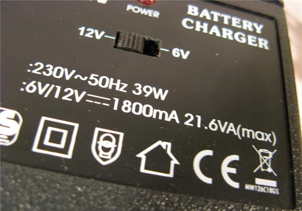 Incarcator charger baterie acumulator cu gel (Pb) 6V / 12V + bonus