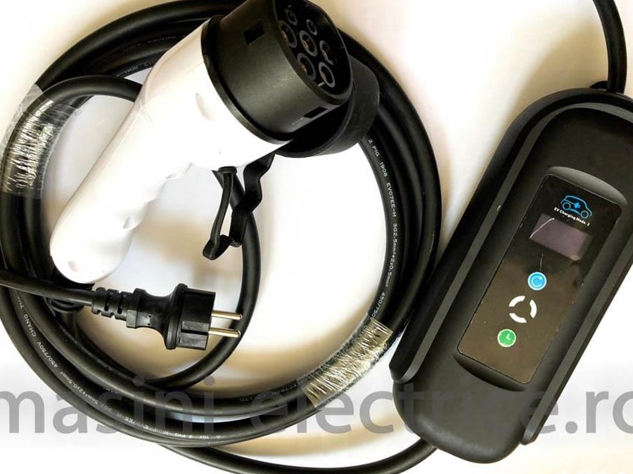 Incarcator portabil statie incarcare 8A-16A priza masina electrica type 2 cu temporizare