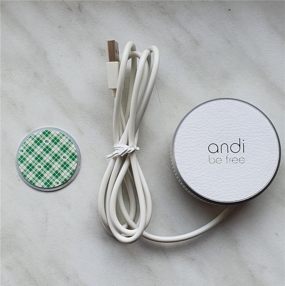 Incarcator wireless universal 15W andi be free pt. smartphone cu andocare magnetica
