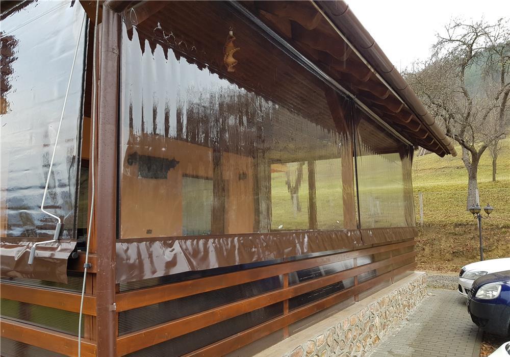 Inchideri terase cu folie transparentă (cristal), ARAD