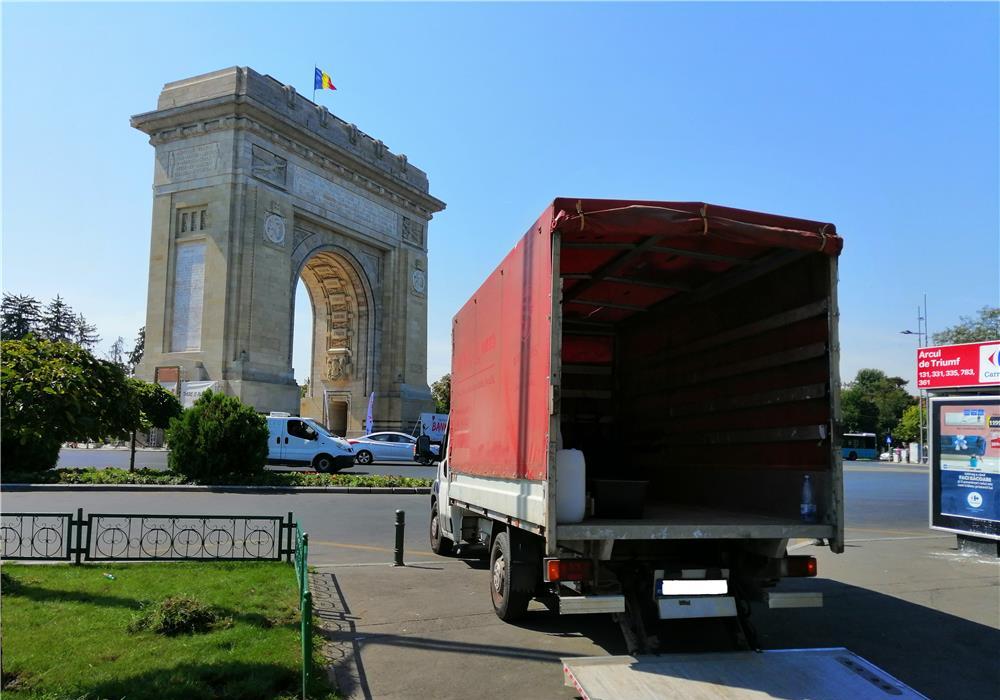 Inchiriere duba sau camion + sofer, transport de marfuri sau materiale, mutari locuinte