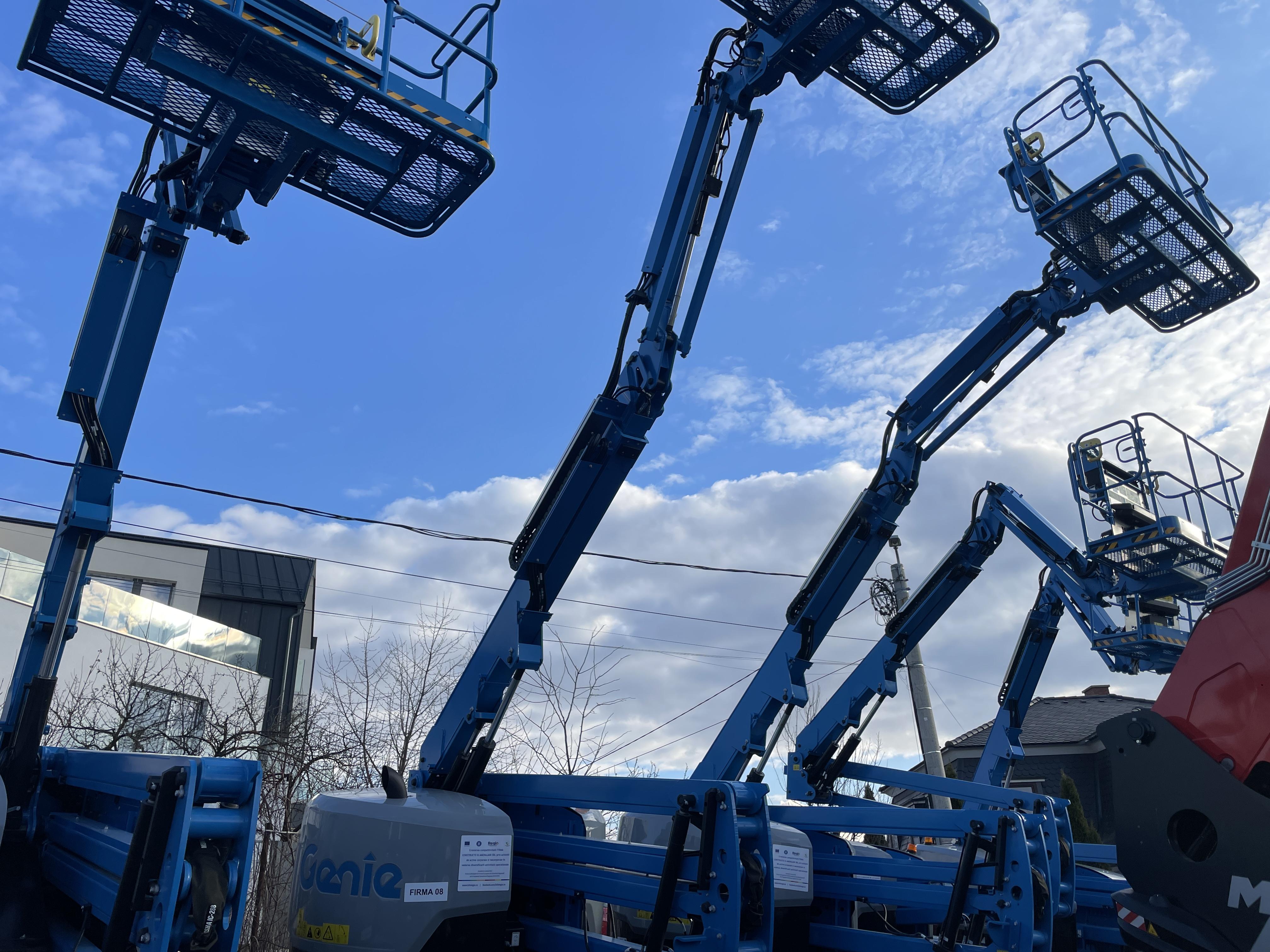 Inchiriere nacele 4x4, Automacara, Manitouri si alte utilaje de constructii