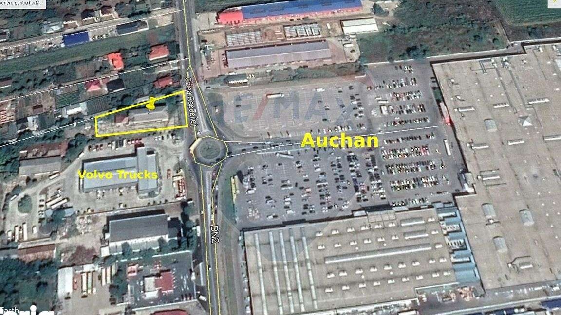 Inchiriere - Teren 2.500mp  si Hala 500 mp Sarata  / DN E 85