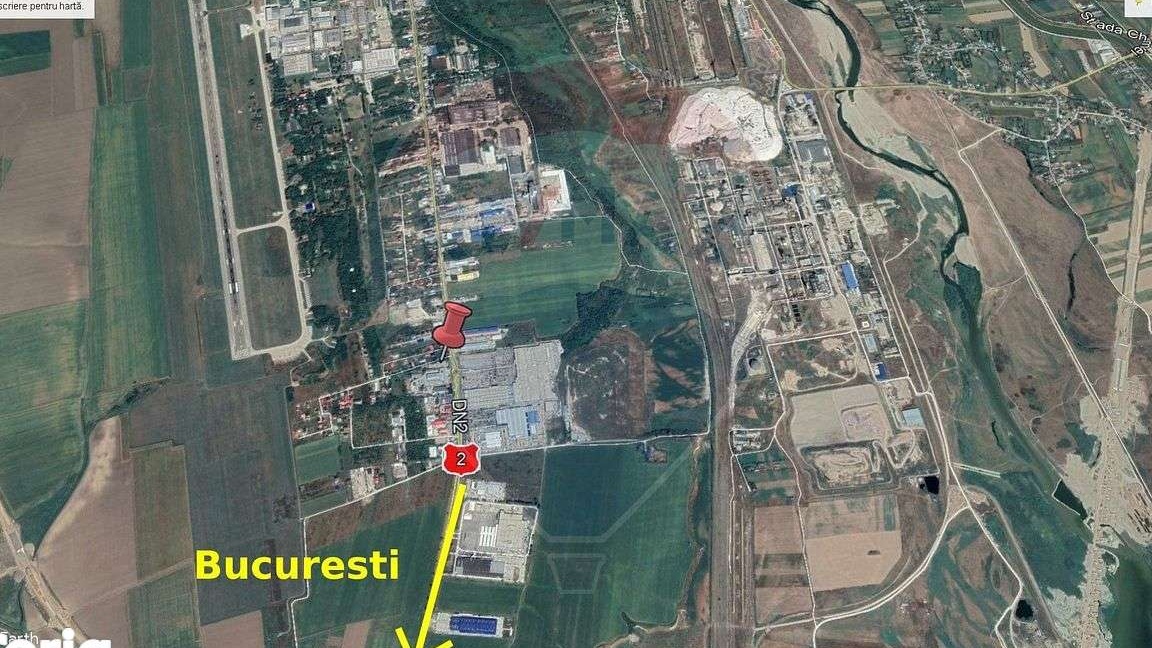 Inchiriere - Teren 2.500mp  si Hala 500 mp Sarata  / DN E 85