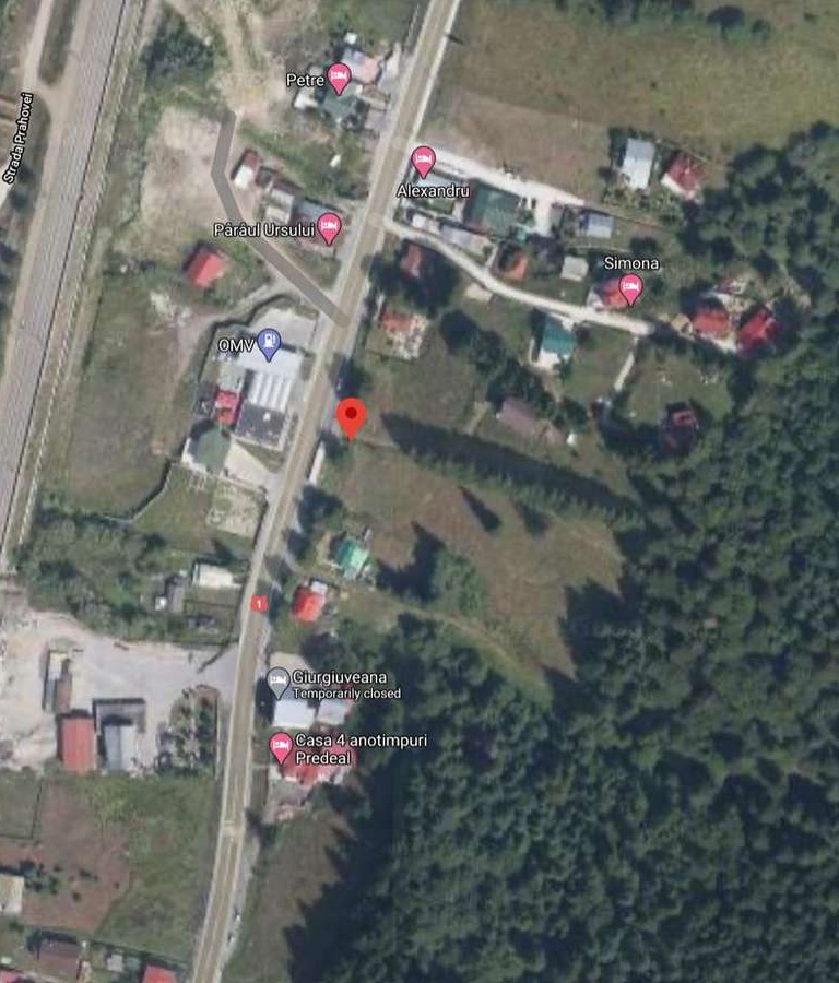 Inchiriere/ Vânzare Teren pe DN1 Predeal