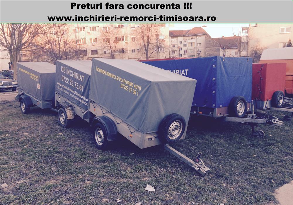 Inchirieri remorci si platforme auto Timisoara