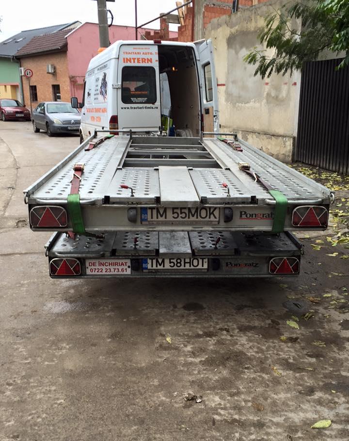 Inchirieri remorci si platforme auto Timisoara