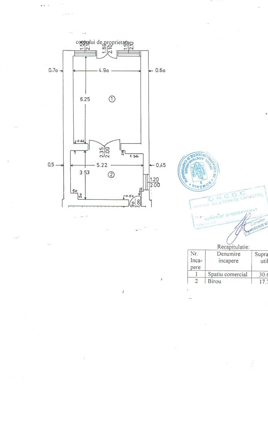 Inchiriez birouri/spatiu comercial la km 0