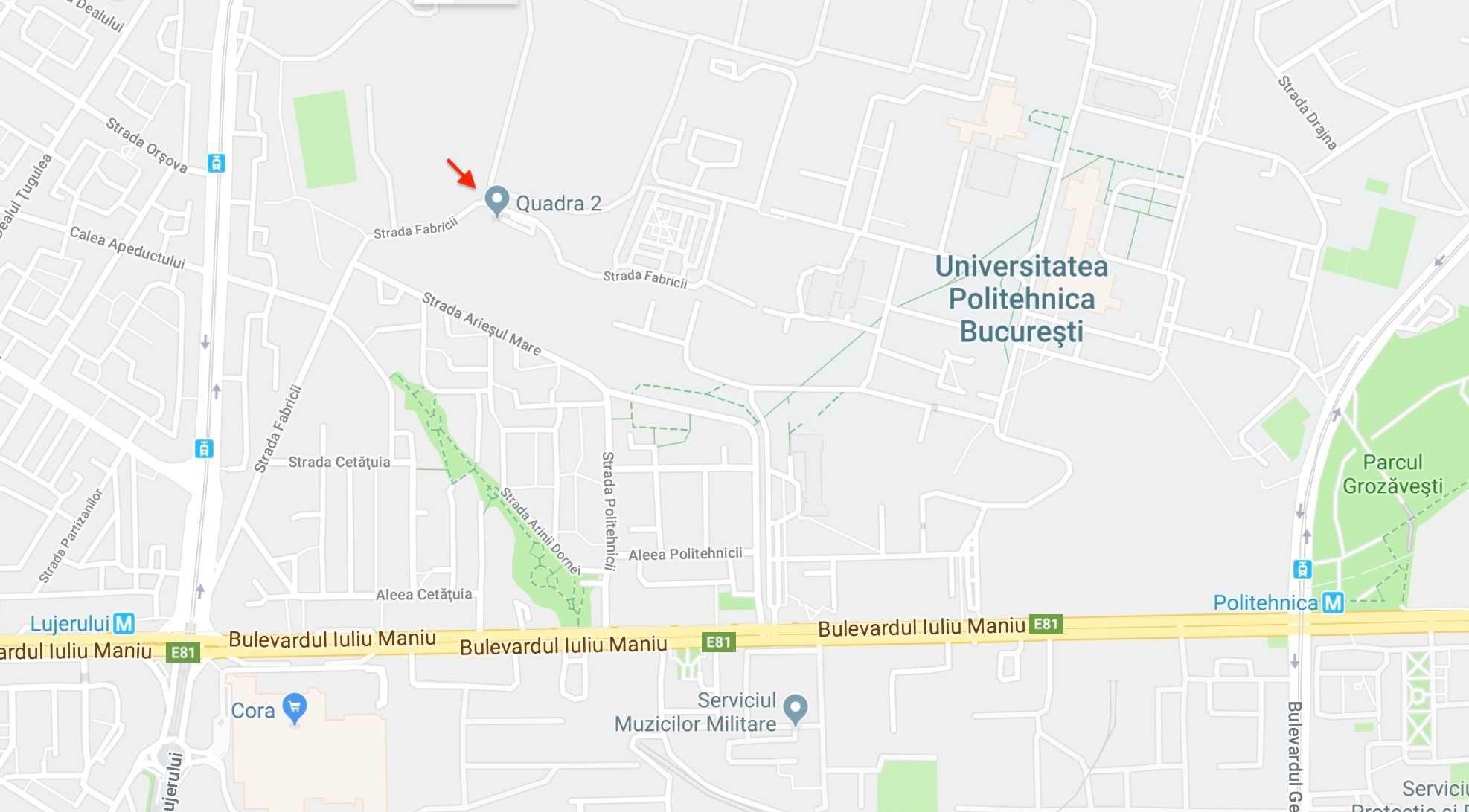 Inchiriez loc parcare subteran complex Quadra 2 Lujerului Politehnica