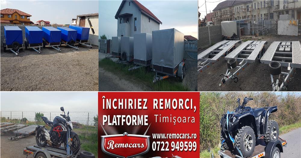Inchiriez platforme remorci auto