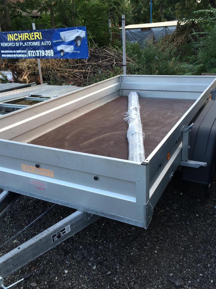 Inchiriez remorca auto 2000 kg cu PRELATA!