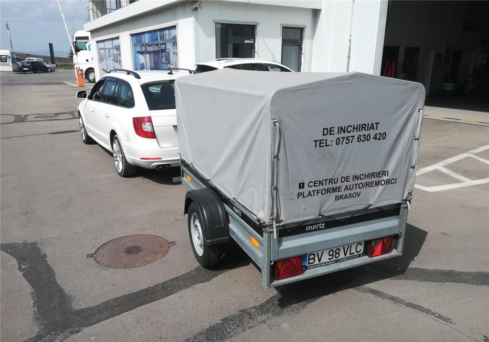 Inchiriez Remorci 750 kg / Platforme Transport Auto